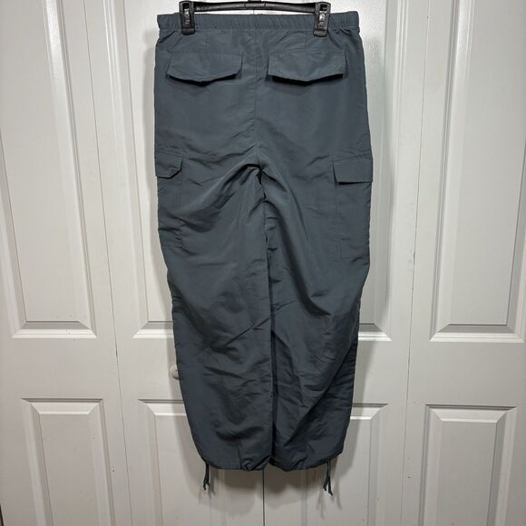 Supermassive Cargo Pants Mens S Gray Utility Drawstring Hem Outdoor Streetwear - Picture 4 of 10